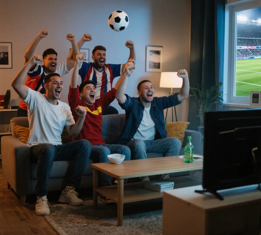 世界盃授權直播觀賽情境