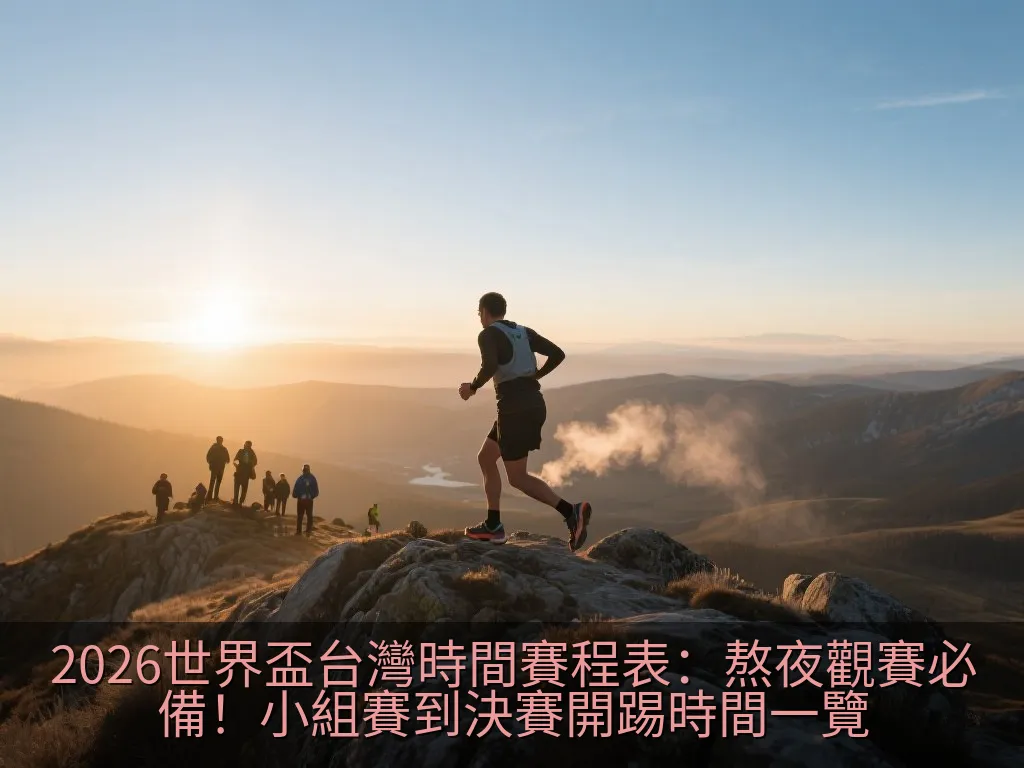 2026世界盃台灣時間賽程表：熬夜觀賽必備！小組賽到決賽開踢時間一覽