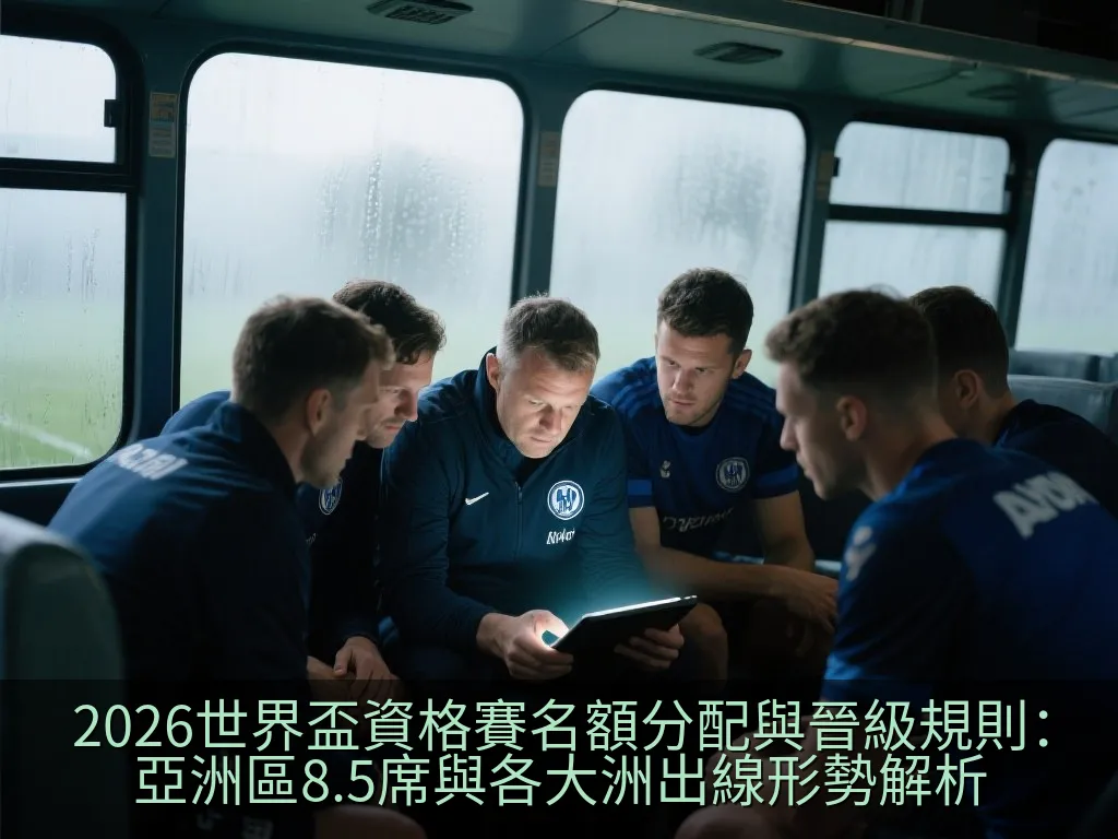 2026世界盃資格賽名額分配與晉級規則：亞洲區8.5席與各大洲出線形勢解析